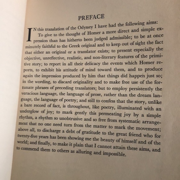 The Odyssey Of Homer George Herbert Palmer Hardcover Book 1929 Good Condition - Picture 5 of 6